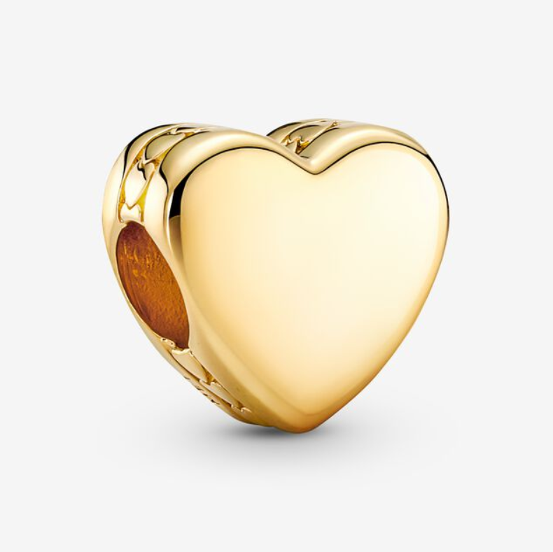 Pandora Moments Gold Heart Charm