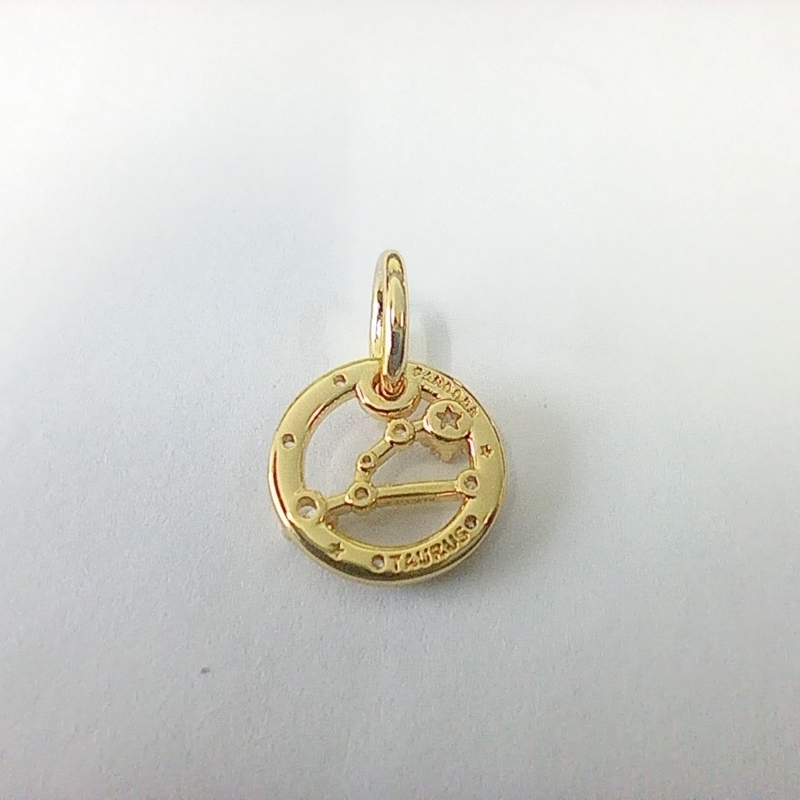 PANDORA SPARKLING Taurus ZODIAC STAR SIGN CHARM Pendant