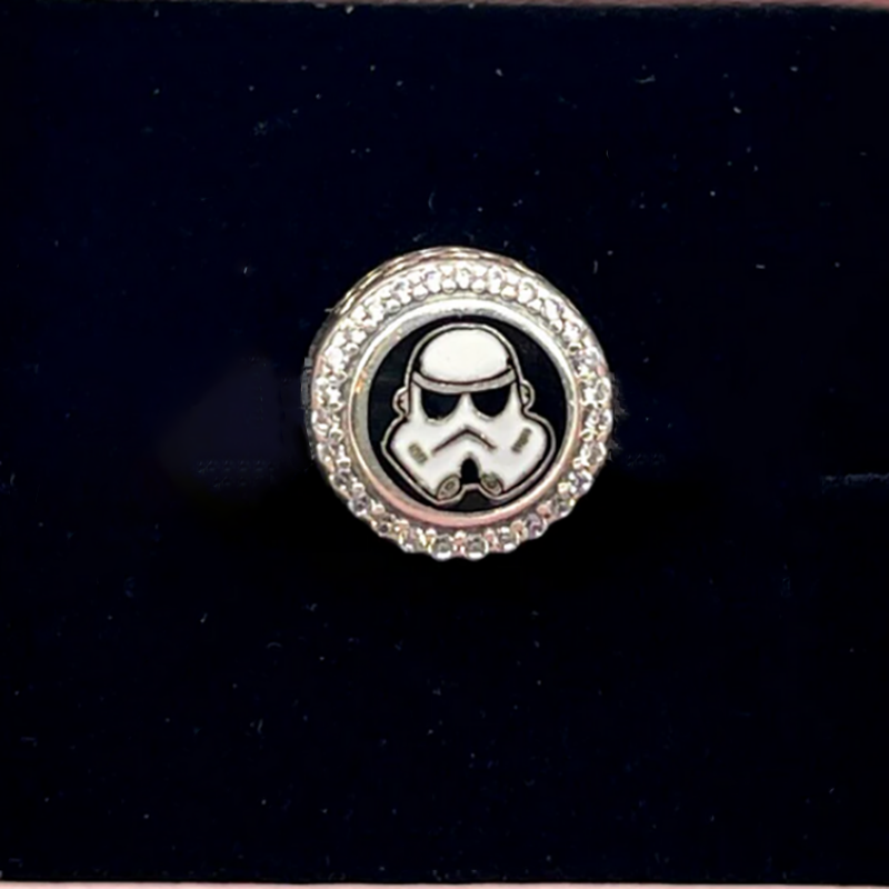Pandora  Imperial Empire Stormtrooper Button Charm 2023