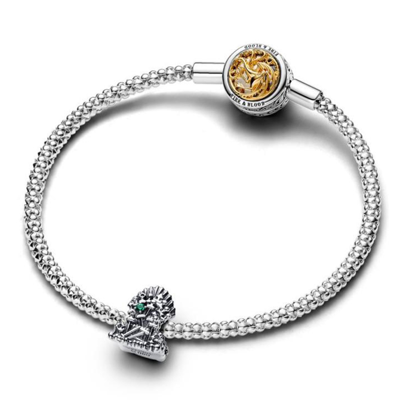 Pandora Game of Thrones House Sigil bracelet The Iron Thron Charm SET ALE