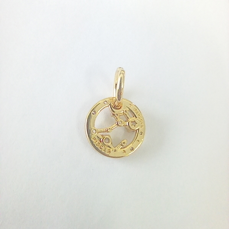 PANDORA SPARKLING Pisces ZODIAC STAR SIGN CHARM  Pendant