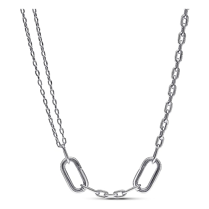 Pandora ME Collection -45 Double Link Necklace Sterling Silver