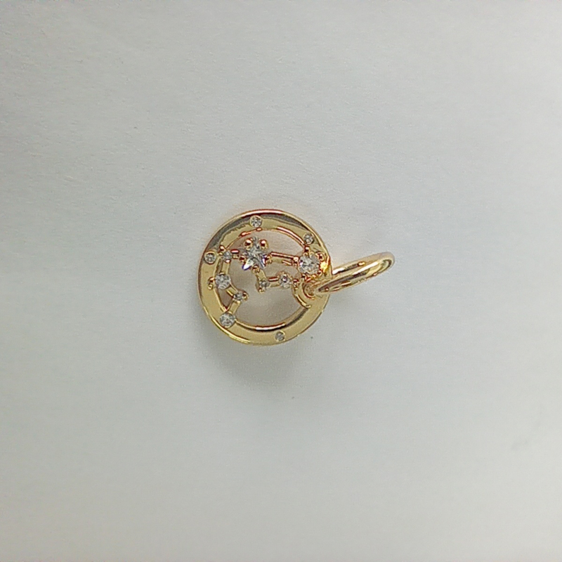 PANDORA SPARKLING Aquarius ZODIAC STAR SIGN CHARM Pendant