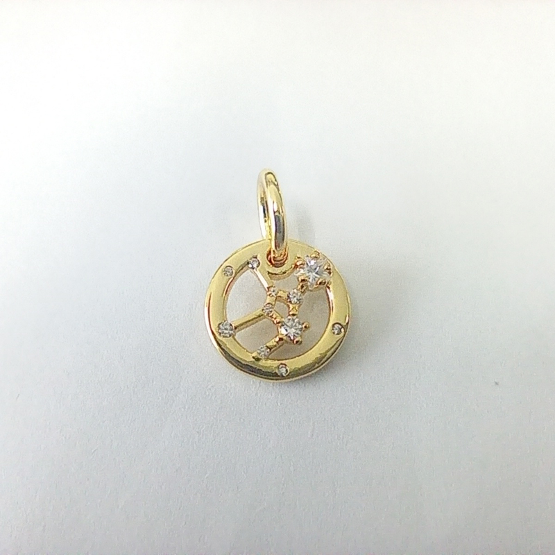 PANDORA SPARKLING Virgo ZODIAC STAR SIGN CHARM Pendant