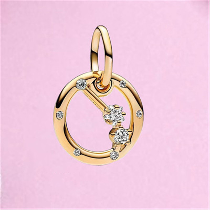 PANDORA SPARKLING ARIES ZODIAC STAR SIGN CHARM Pendant