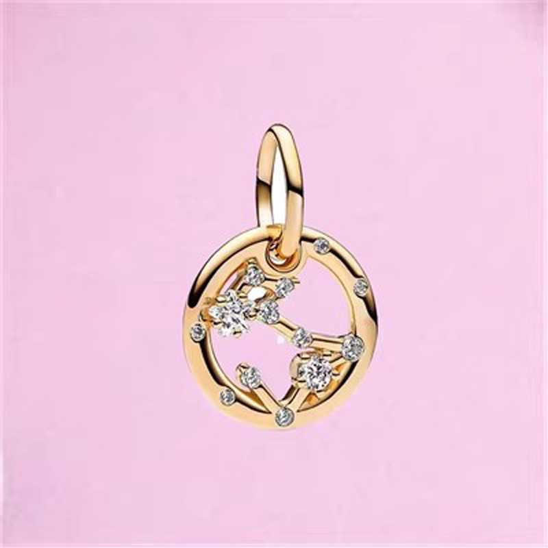 PANDORA SPARKLING Pisces ZODIAC STAR SIGN CHARM  Pendant