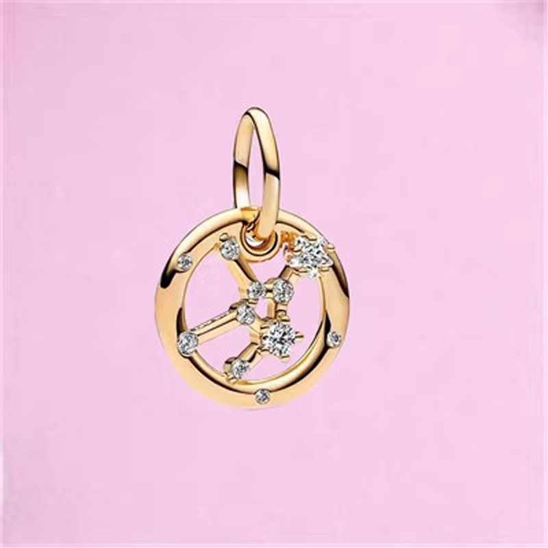 PANDORA SPARKLING Virgo ZODIAC STAR SIGN CHARM Pendant