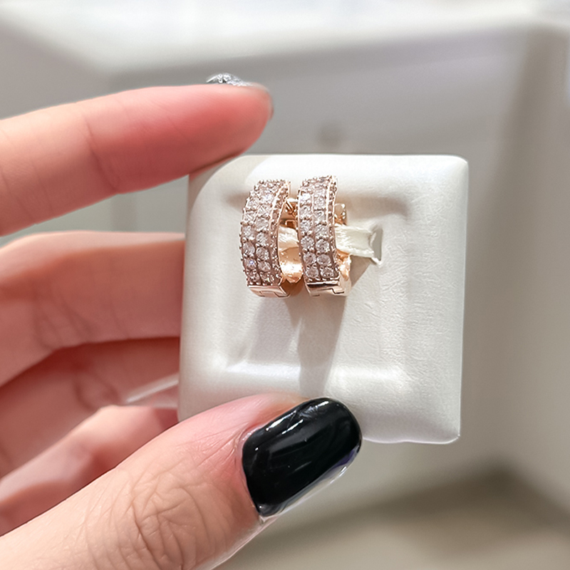 Pandora Timeless Pavé Double-row Hoop Earrings Gift Bag