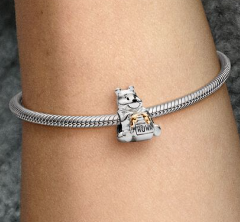 100th Anniversary Pooh Lab-grown Diamond Charm