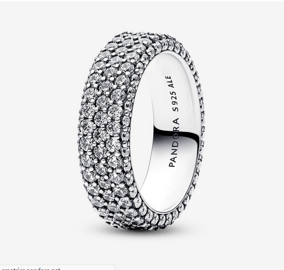 Pandora Timeless Pavé Triple-row Ring Gift Bag