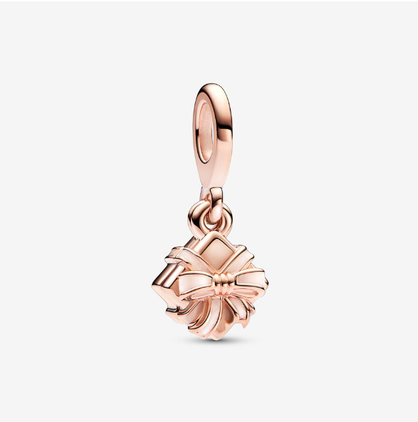 PANDORA CHARM ALE Happy Birthday Gift Openable Dangle Charm Gift Bag