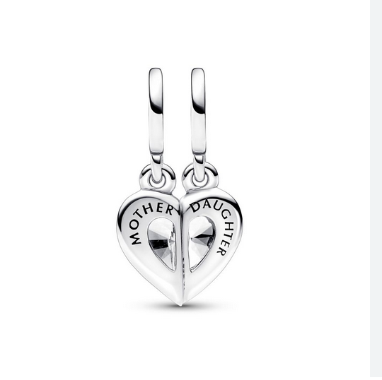 Pandora Moments Splittable Mother & Daughter Dangle Charm ale s925