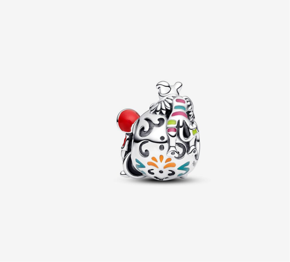 2023  Parks Pixar Coco Miguel & Dante Skull Glow In The Dark Pandora Charm