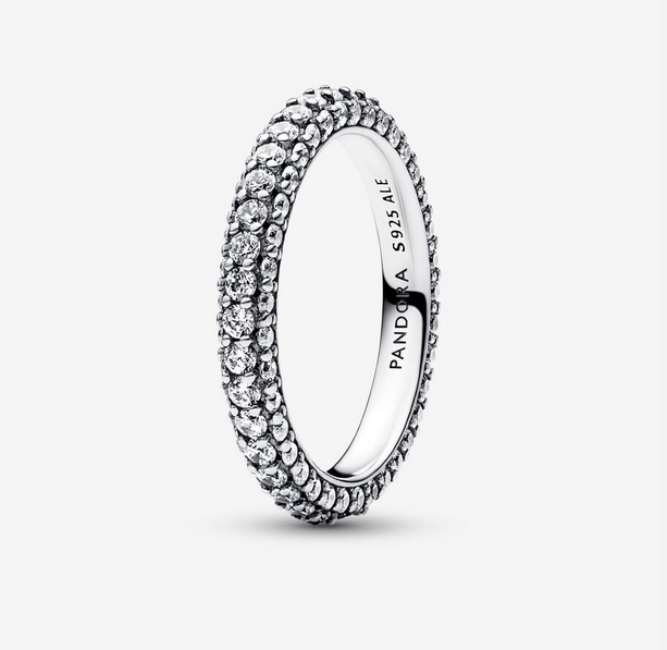 Pandora Timeless Pavé Single-row Ring ALE S925 Gift Bag