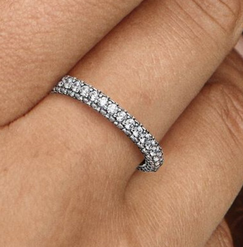 Pandora Timeless Pavé Single-row Ring ALE S925 Gift Bag