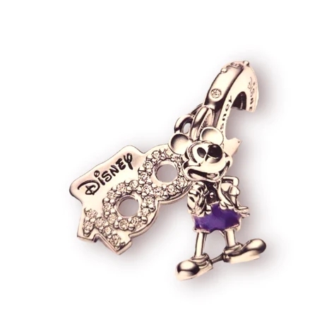 PANDORA 925 ALE  100th Anniversary Mouse Dangle Charm