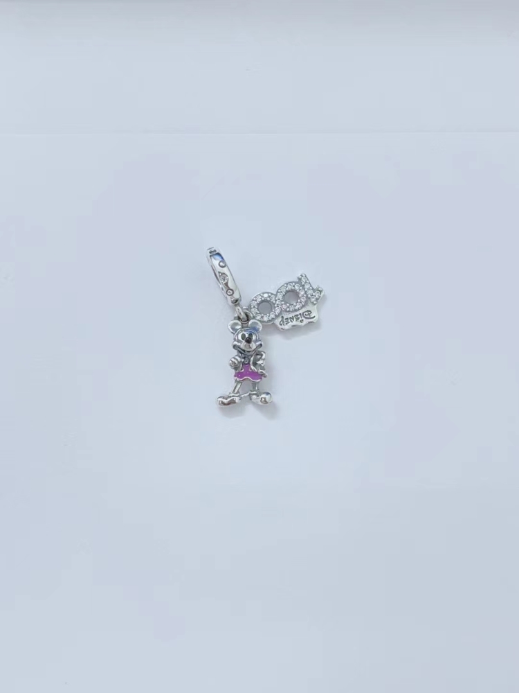 PANDORA 925 ALE  100th Anniversary Mouse Dangle Charm