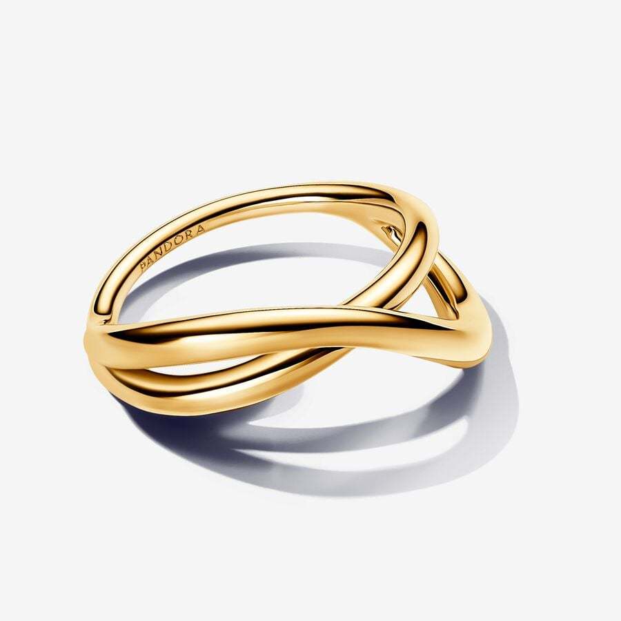 PANDORA ESSENCE Gold Organically Shaped Infinity Ring