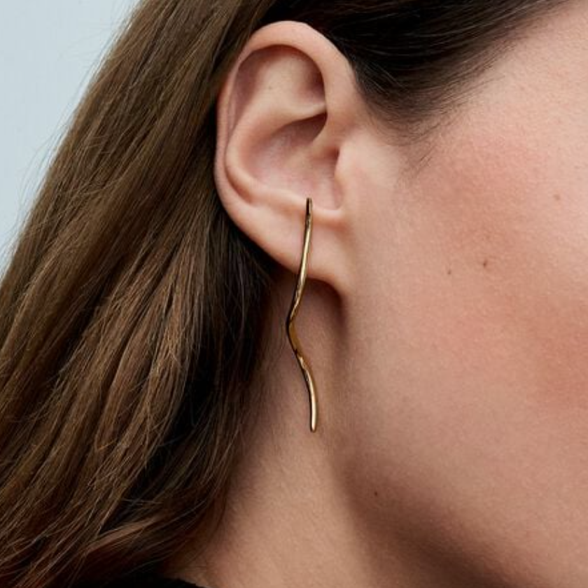 PANDORA Organically Shaped Wire Stud Earrings