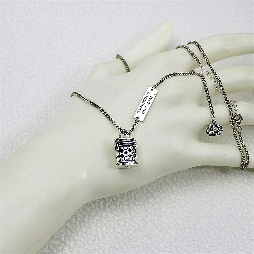 Sterling Silver Cylinder Pendant Necklace, Openable Box with Floral Filigree Print, Unique Secret Locket S925 Chain