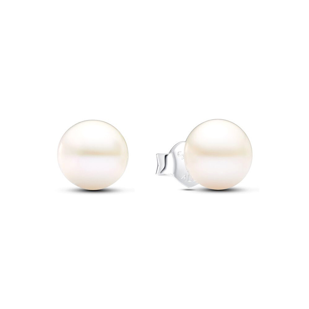 Pandora Treated Freshwater Cultured Pearl 7mm Stud Earrings Sterling silver
