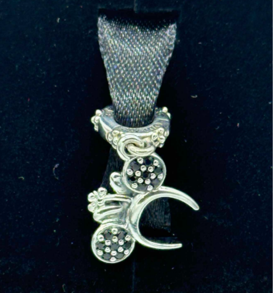 Pandora Minnie Mouse Ear Headband Dangle Charm Sterling silver