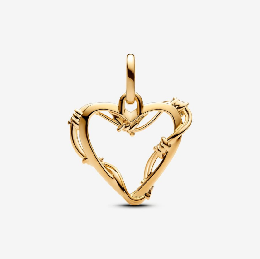 Pandora ME Charm Medallion Wire Heart