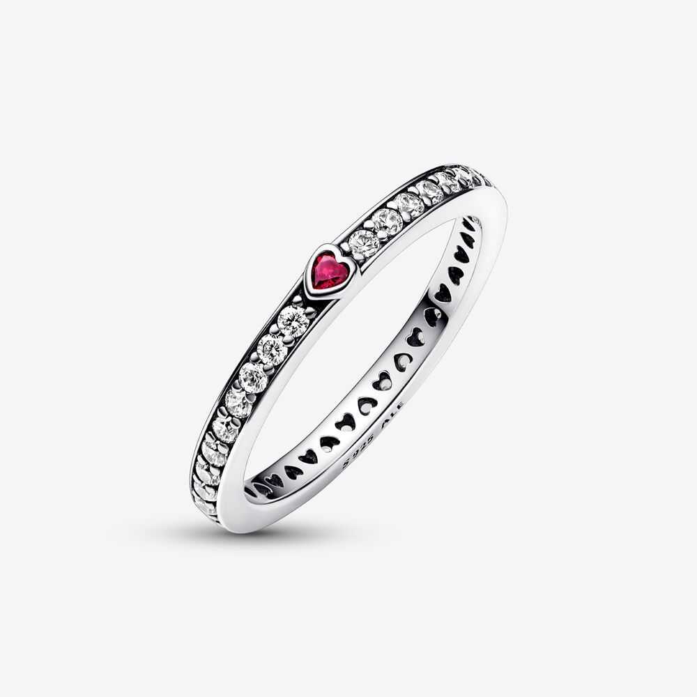 Pandora Sparkling Love Message Ring