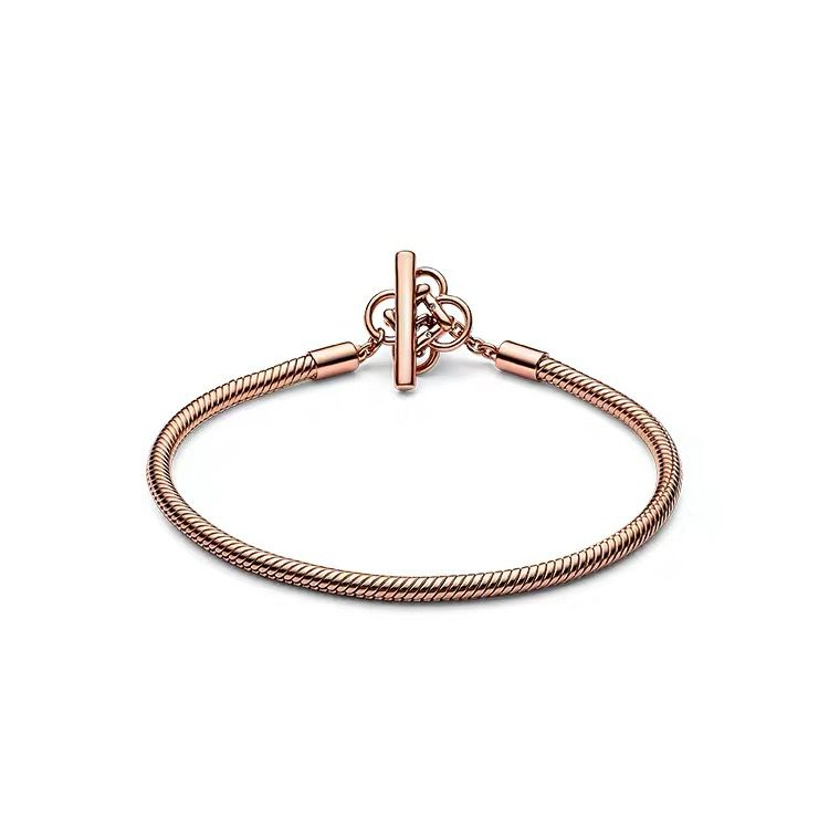 ale s925  pandora rose gold good luck to link bracelet