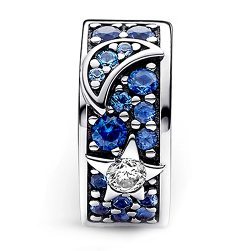 Pandora Celestial Sun, Star & Moon Clip Charm 925 Silver