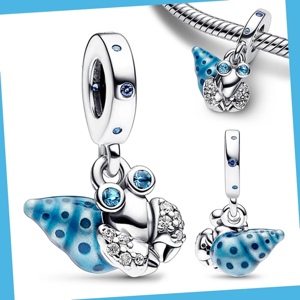 Pandora Glow-in-the-dark Hermit Crab Dangle Charm ALE