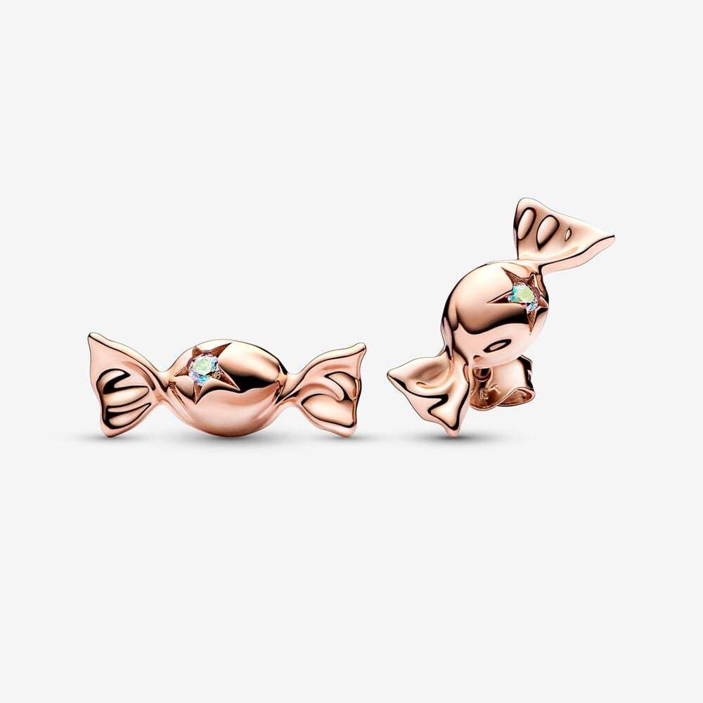 Pandora Wrapped Candy Stud Earrings
