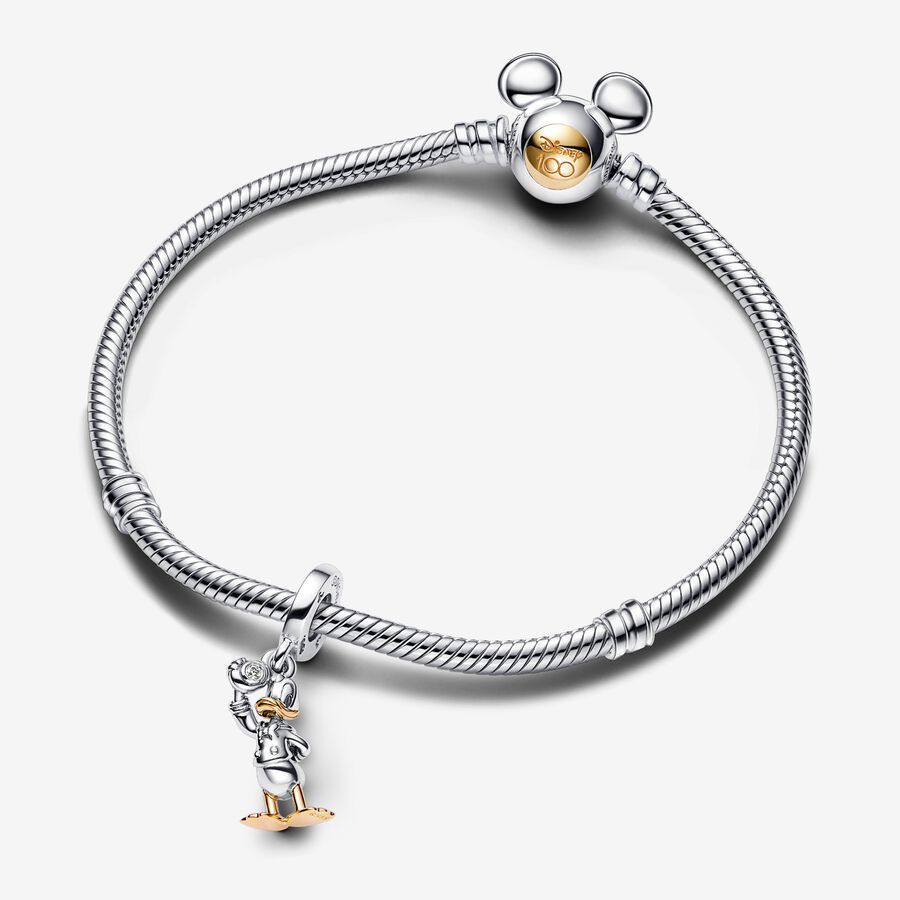 Pandora  100th Anniversary Donald Duck Lab-grown Diamond Dangle Charm