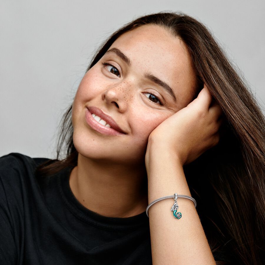 Pandora Sterling S925 ALE mermaid Dangle Pendant