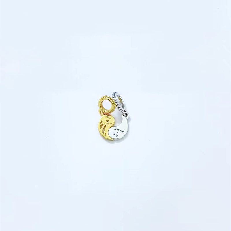 Pandora Shine Yin and Yang Pisce Pendant S925 Sterling Silver Charm