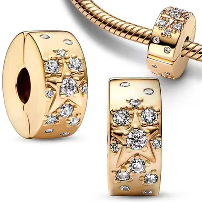 Pandora Bright Star retaining clip S925 ALE