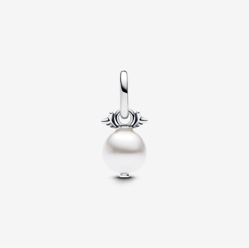 Pandora ME Sterling Silver Charm Mini Pendente Pearl & Arrows