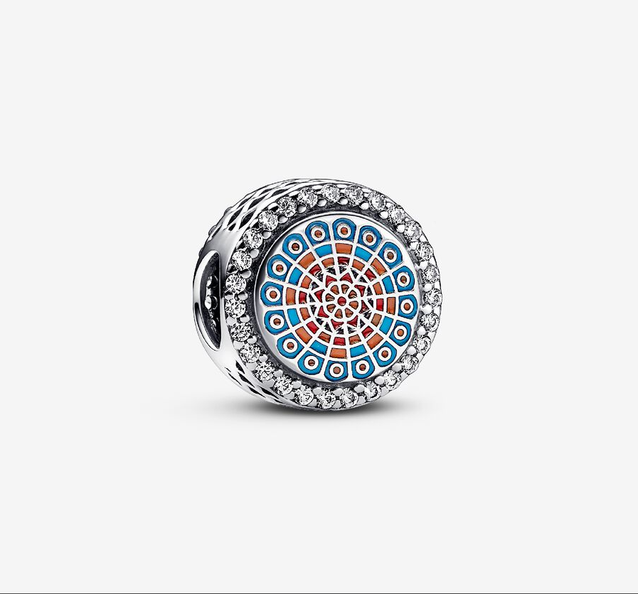 Pandora Charm Cathedral Rose Window ale s925