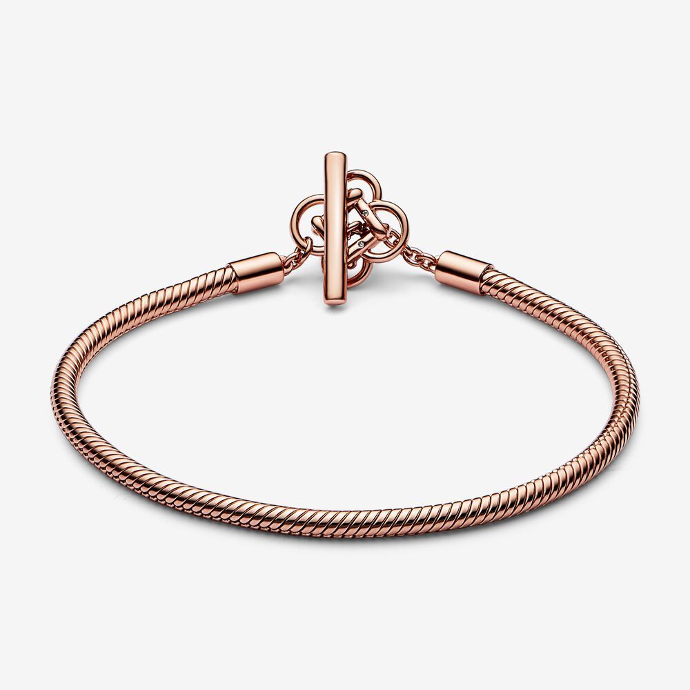 ale s925  pandora rose gold good luck to link bracelet