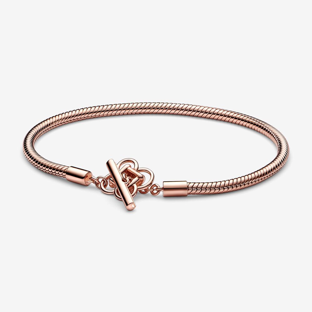 ale s925  pandora rose gold good luck to link bracelet