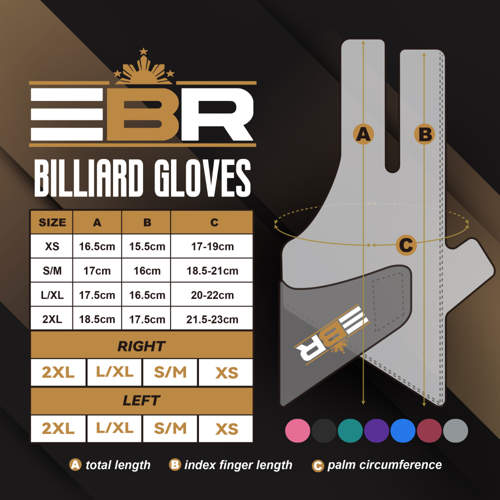 EBR Billiard Gloves
