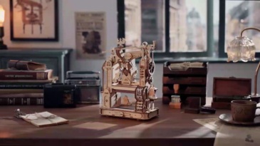 18th Century Printing Press (with a black ink cartridge)