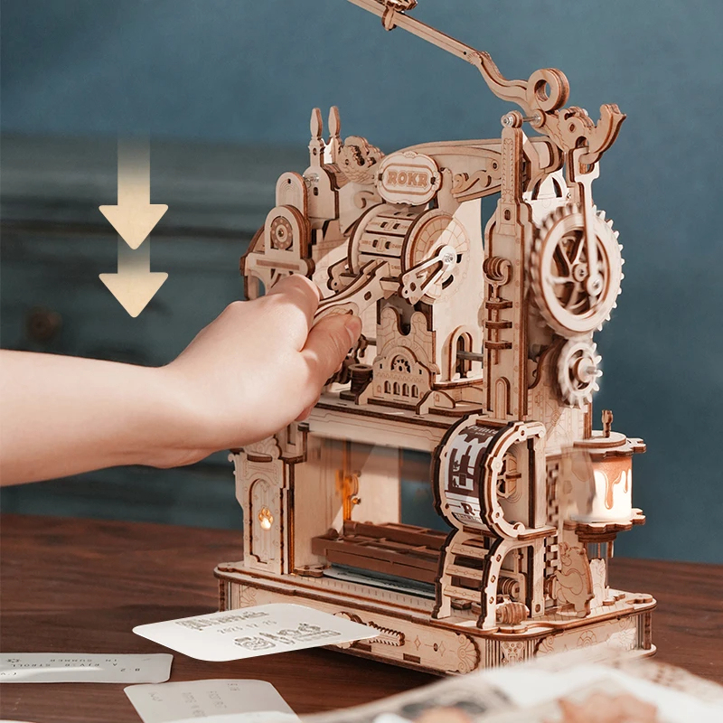 18th Century Printing Press (with a black ink cartridge)