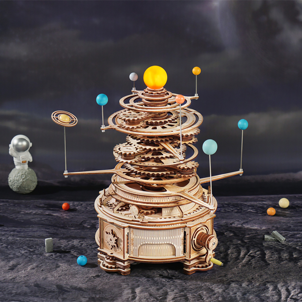 Rotatable Mechanical Orrery