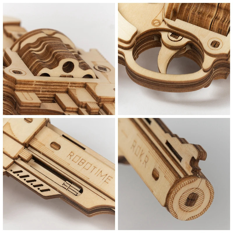 Revolver & Scatter with Rubber Band Bullet
