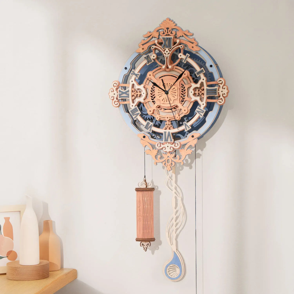 Medieval Carolingian Style Wall Clock