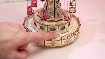 Amusement Park - Swing Ride Music Box