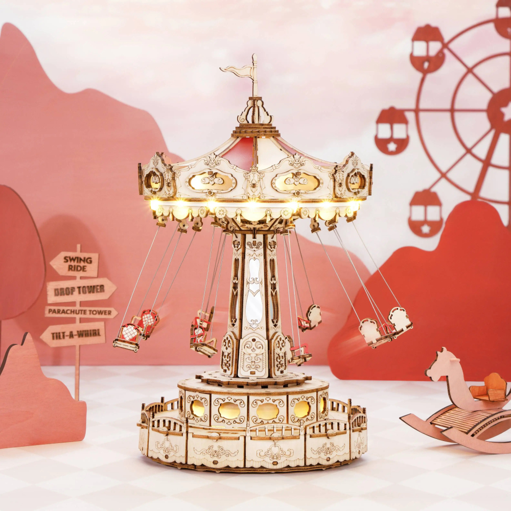 Amusement Park - Swing Ride Music Box