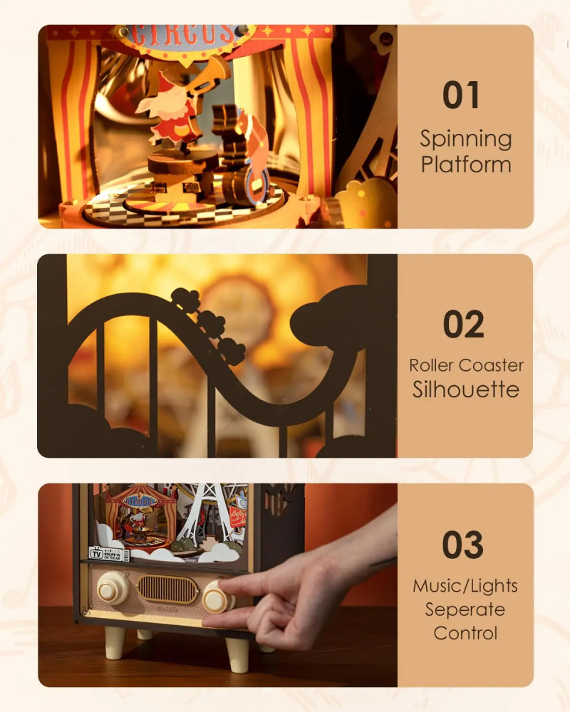Sunset Carnival Music Box