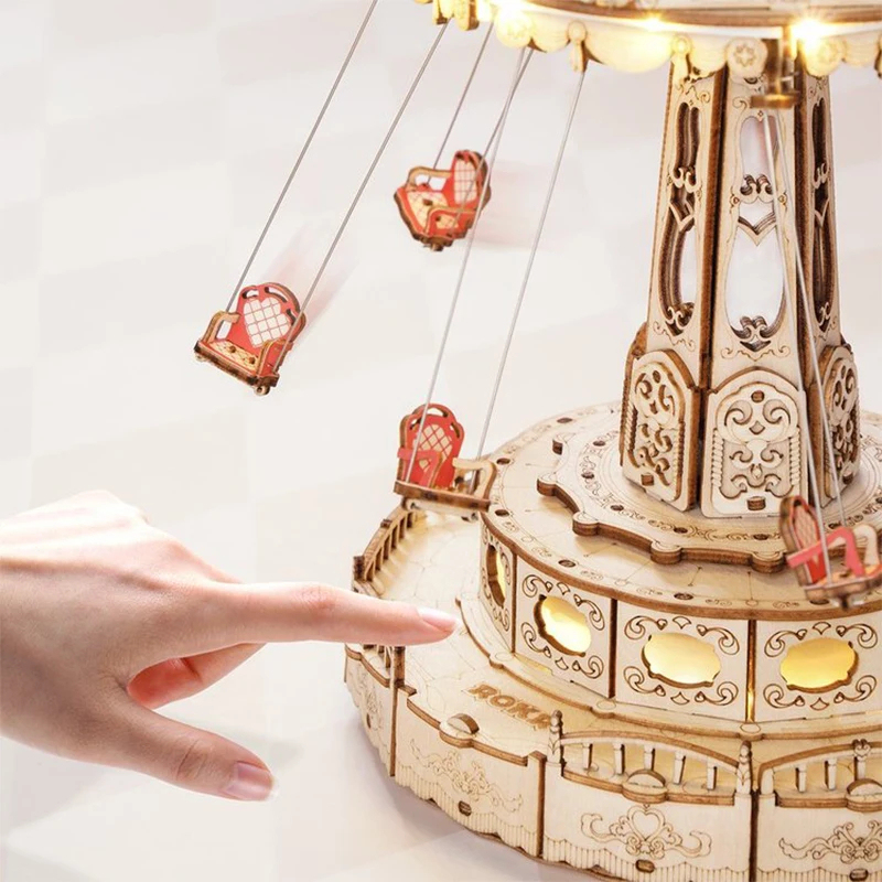 Amusement Park - Swing Ride Music Box